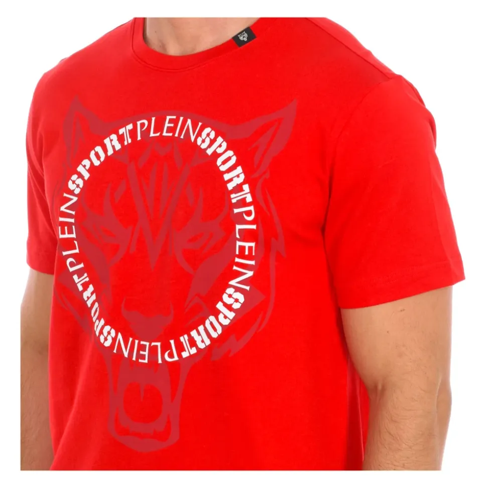 T-shirt a manica corta con stampa del marchio
