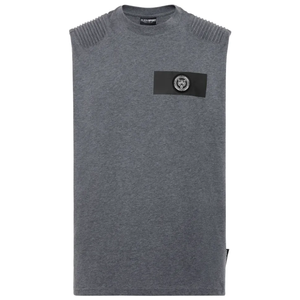 T-Shirt Girocollo Senza Maniche