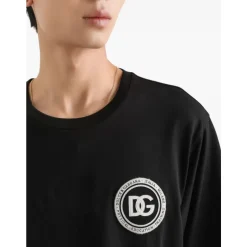 T-shirt in jersey con patch
