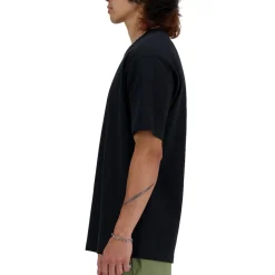T-shirt New Balance in cotone con logo ricamato