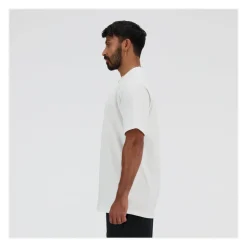 T-shirt New Balance in cotone con logo ricamato