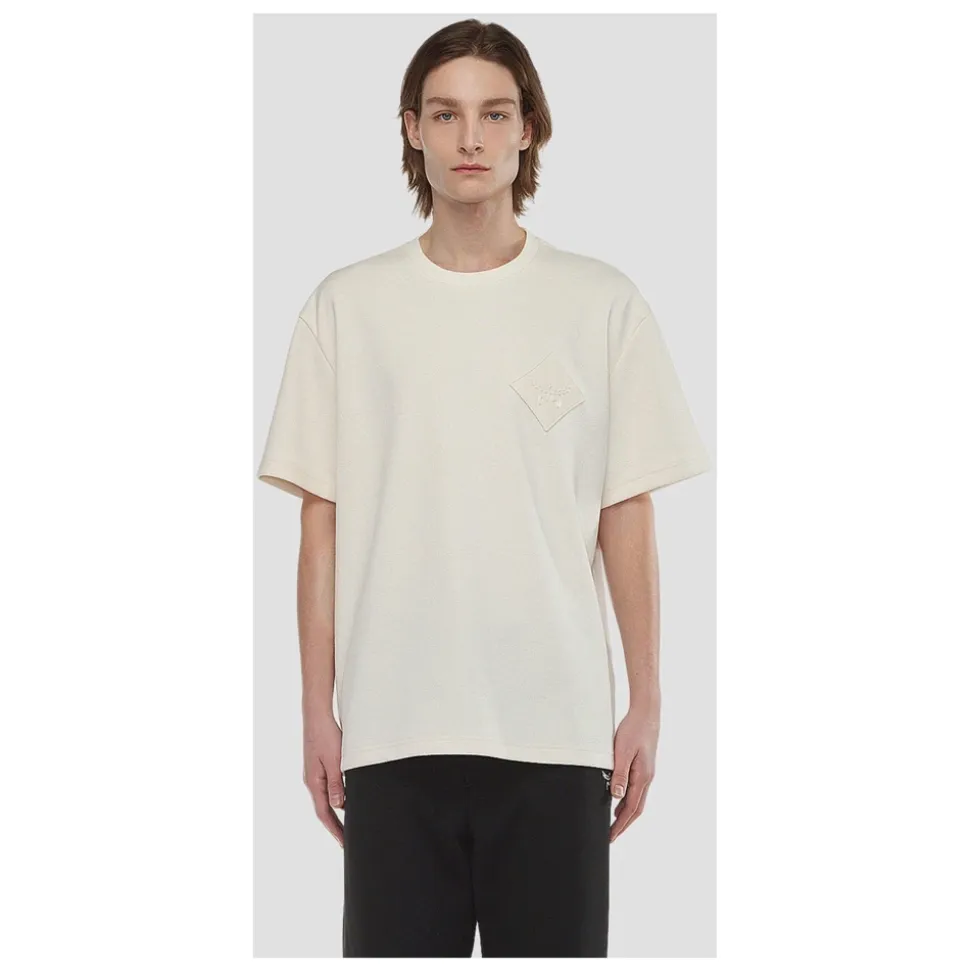 T-shirt Bouclé con toppa logo