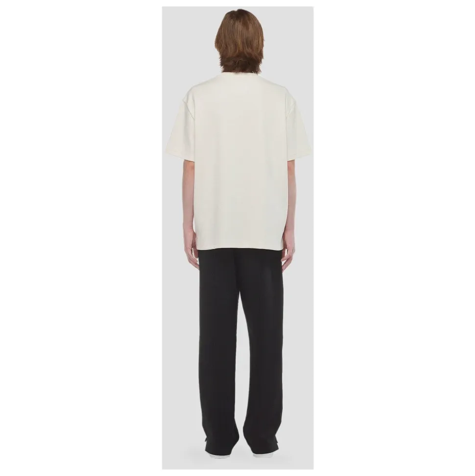 T-shirt Bouclé con toppa logo