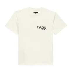 T-shirt con Logo Dipinto