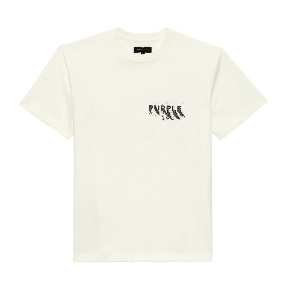 T-shirt con Logo Dipinto