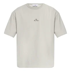 T-Shirt Con Logo Ricamato