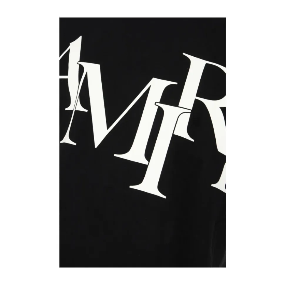 T-shirt con Logo Scaglionato