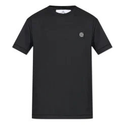 T-Shirt con Patch Logo
