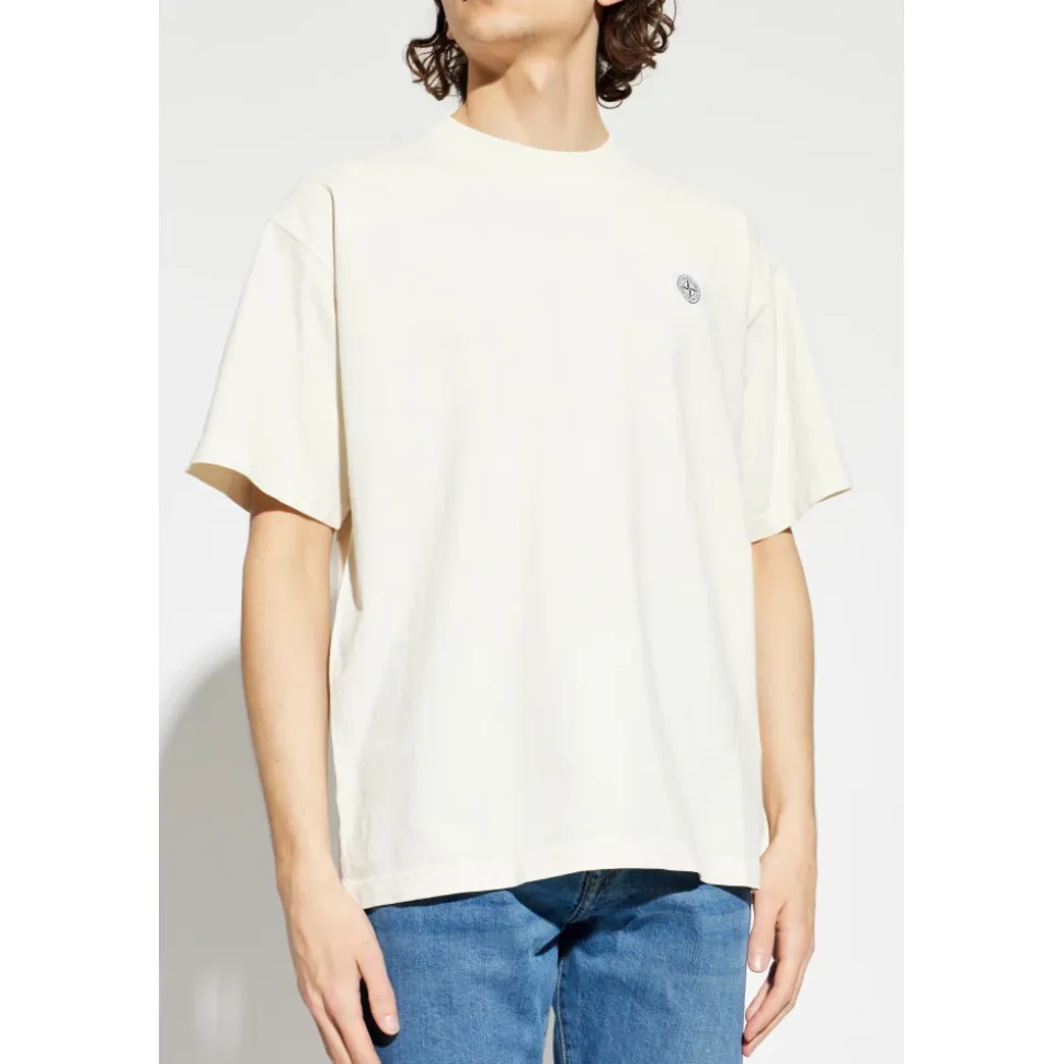 T-shirt con Patch Logo