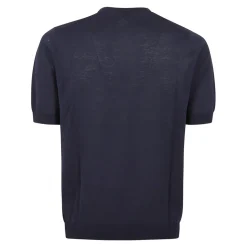 T-Shirt Girocollo Blu Navy