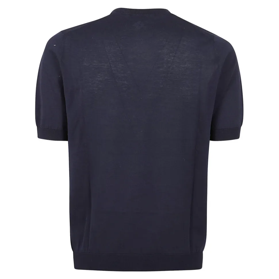 T-Shirt Girocollo Blu Navy