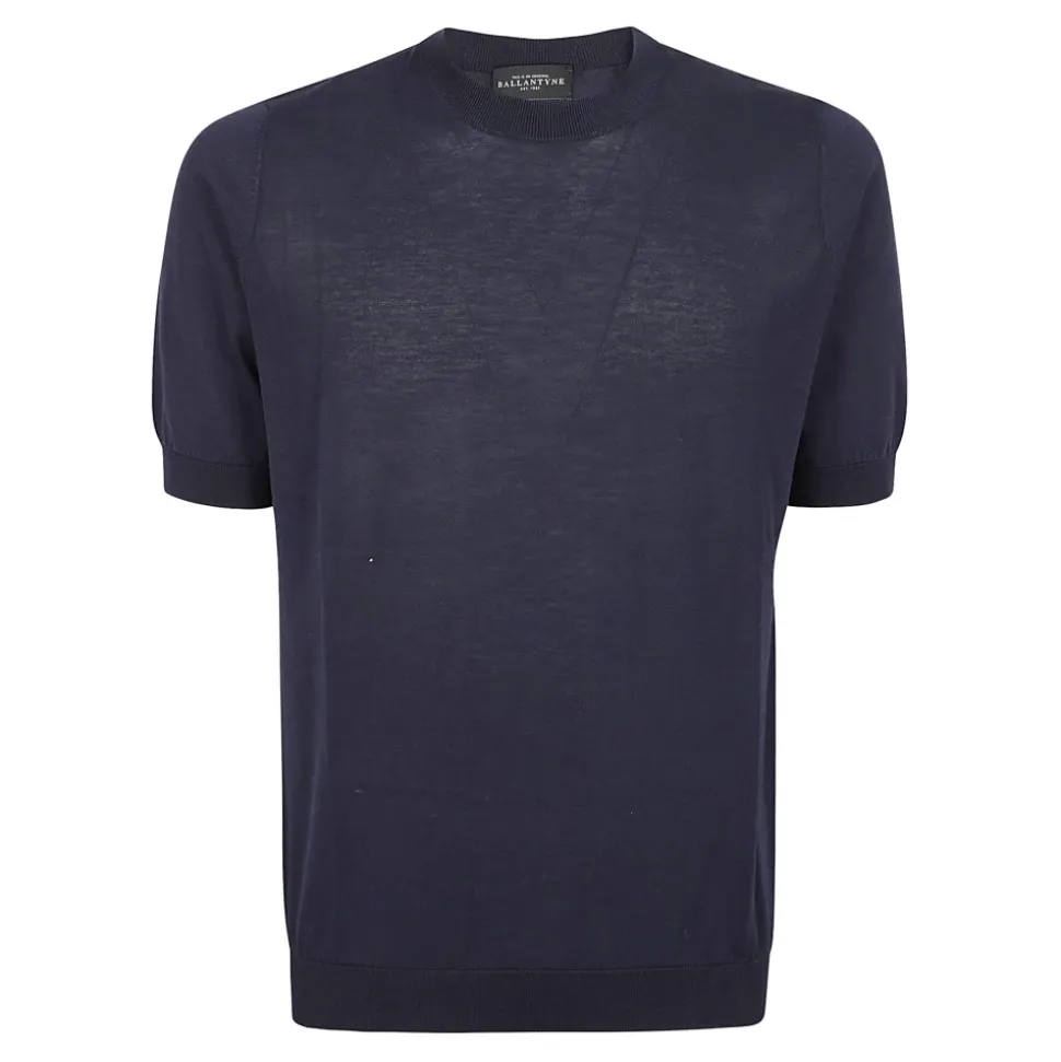 T-Shirt Girocollo Blu Navy
