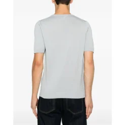 T-shirt in Seta Josh Fine-knit