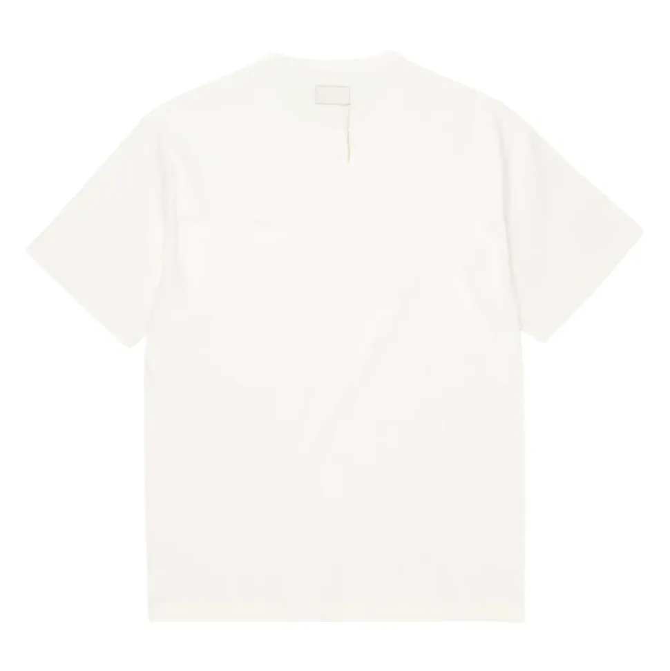 Tubejp T-Shirt con Taschino in Cotone White