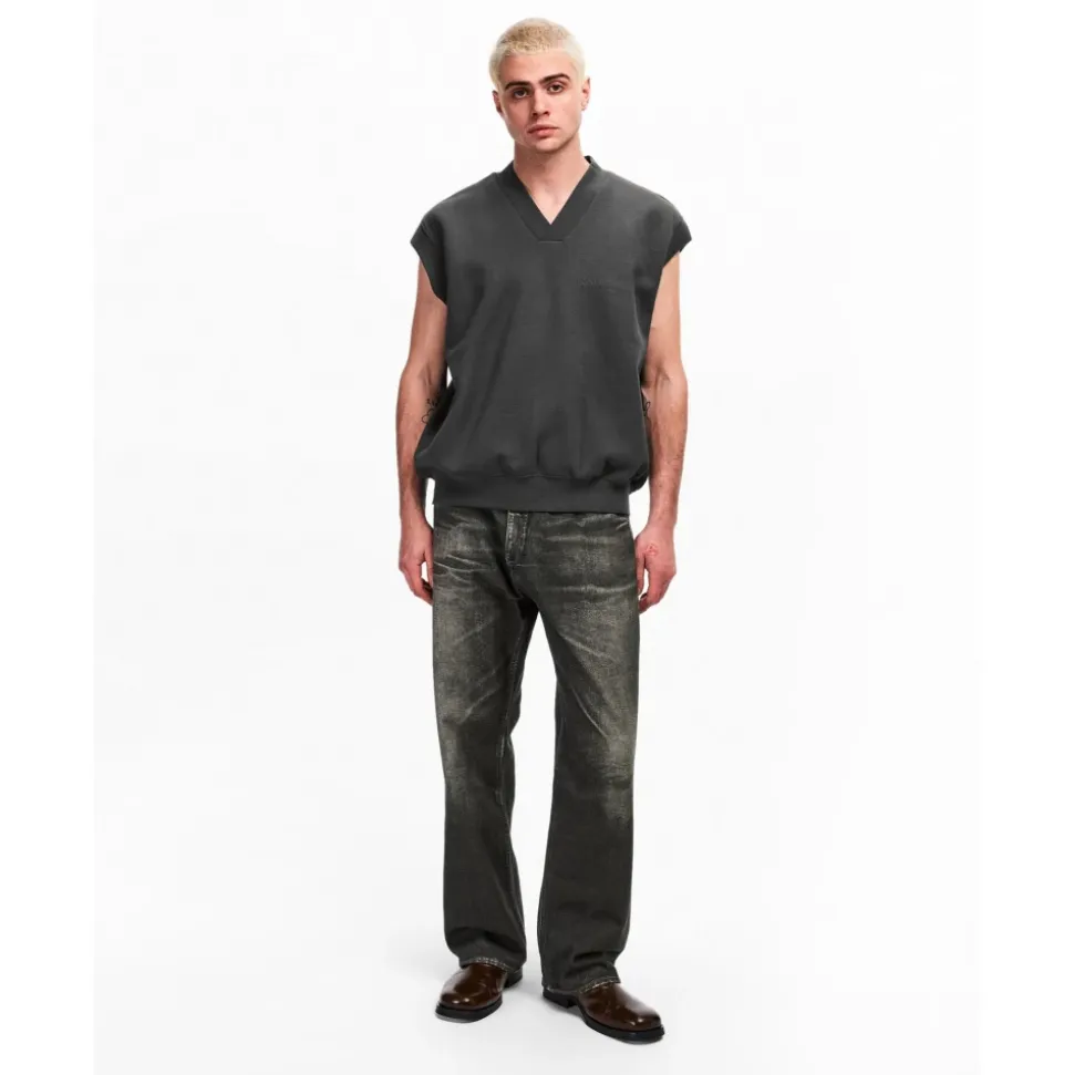 V Neck Sweatshirt Vest