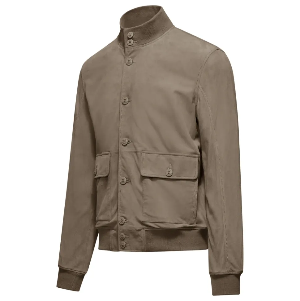 Walt Suede Bomber Jacket