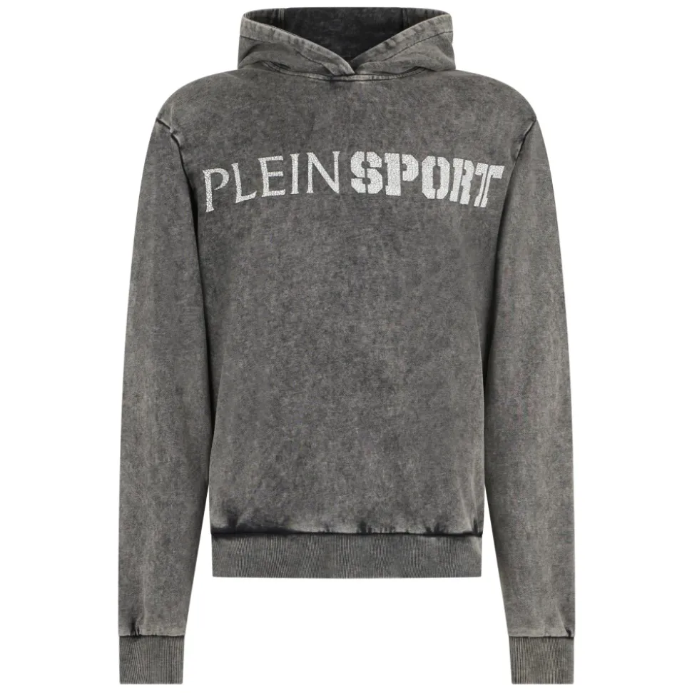 Washed Hoodie Crackle Scratch