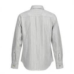 WESTERN OXFORD SHIRT FLAGSTAFF STRIPED SKY BLU-BIANCO