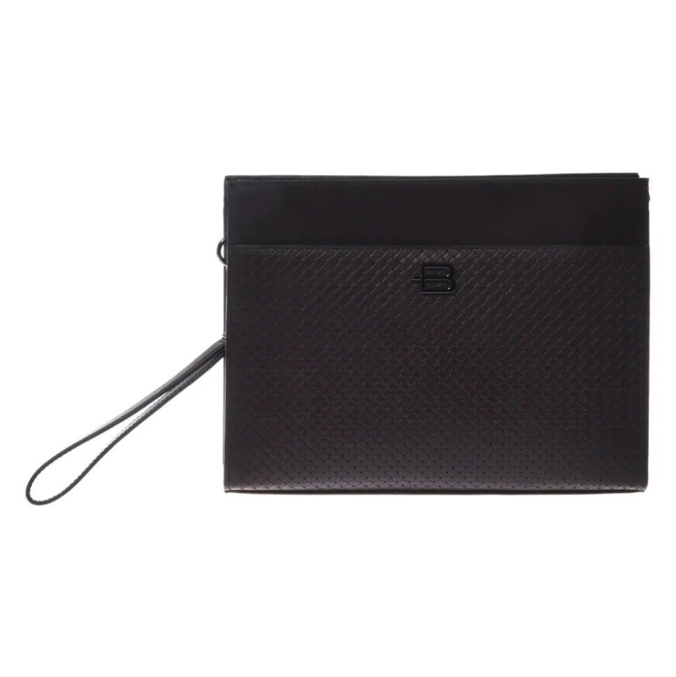 Woven Print Clutch Bag