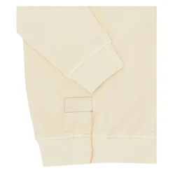 Yale Felpa in Jersey Garzato con Colletto e Zip Corda