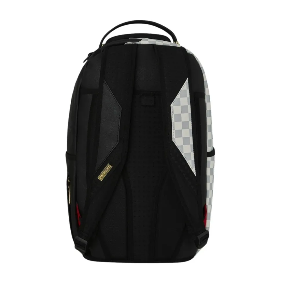 Zaino Cream Check Side Drip