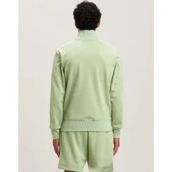 Zipped Track Jacket with Logo Embroidery